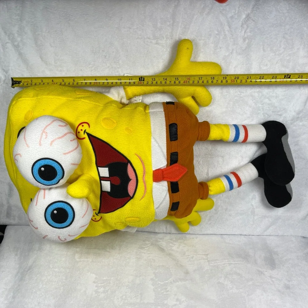 Vintage‎ 2003 Nickelodeon SpongeBob SquarePants Bloodshot Eyes Plush Large 24